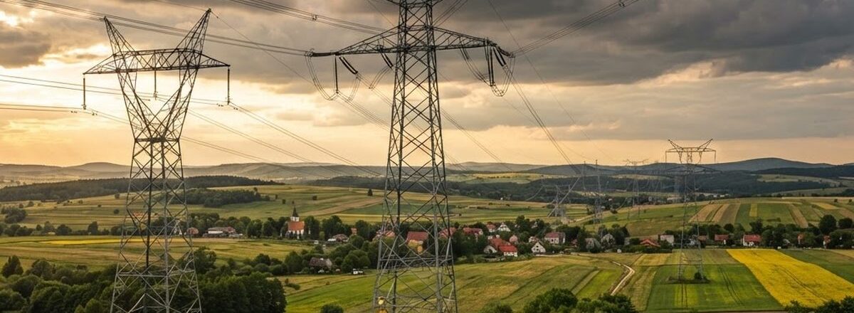 Linia 110, 220 lub 400 kV nad działką: pas technologiczny, wartość gruntu i wynagrodzenie